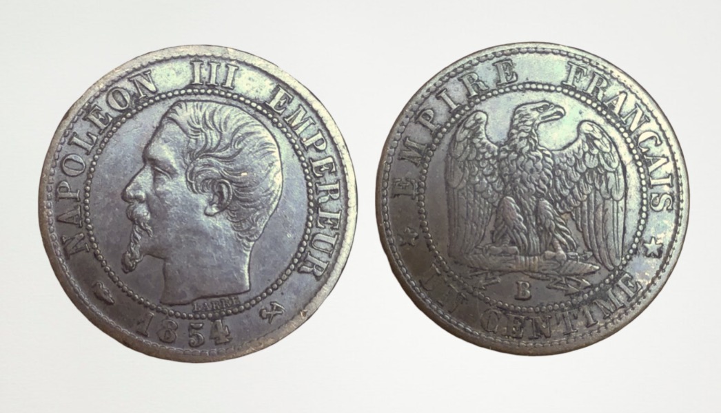 Produktbild 1 centime 1854 B