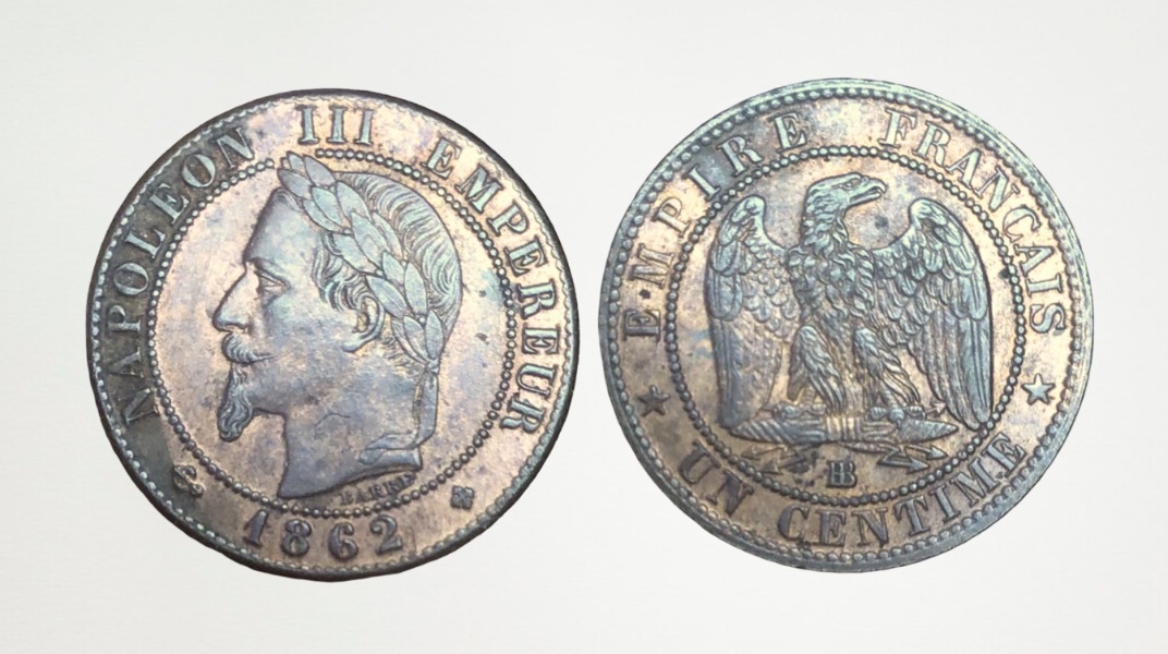 Produktbild 1 centime 1862 BB
