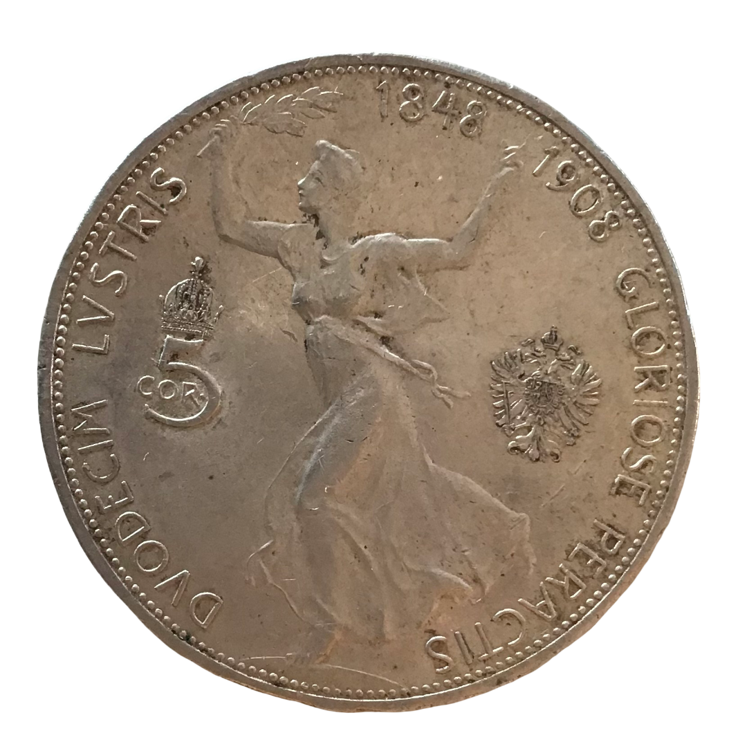 Product 5 corona. 1908. Autriche - Hongrie. miniatuur
