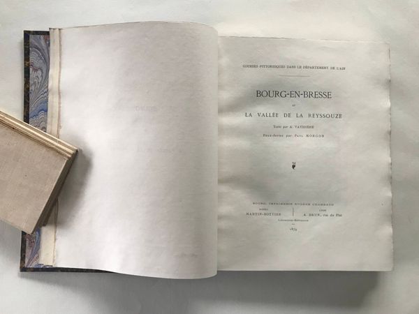 Product image A. Vayssière. Bourg-en Bresse et la Vallée de la Reyssouze.