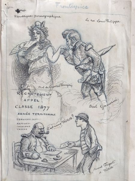 Productafbeelding A. Wilette. Dessin original pour Iconographie.