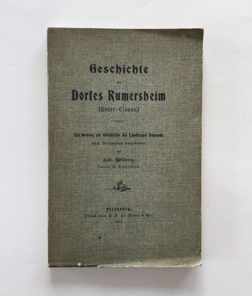 Produktbild A. Würrn. Geschichte des Dorfes Rumersheim.