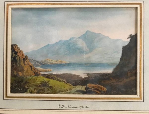 Image du produit Abraham Maurice Alméras. Vue d'un lac suisse.