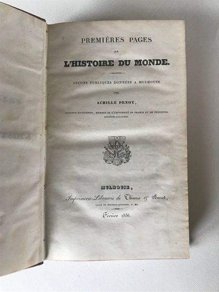 Product image Achille Penot. Géologie. Mulhouse.