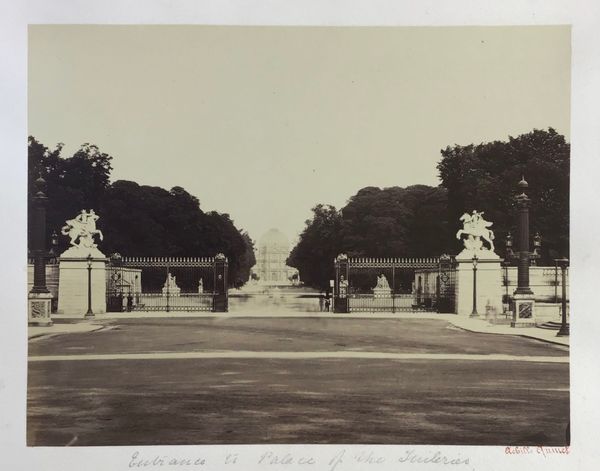 Product image Achille Quinet. Entrée du palais des Tuileries. Paris.