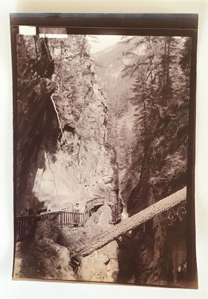 Produktbild Adolphe Braun & cie. Les gorges du Gorner près de Zermatt.