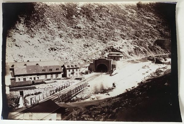 Product image Adolphe Braun. Entrée du tunnel du Saint Gotthard. Airolo.