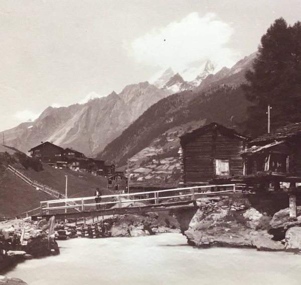 Produktbild Adolphe Braun. La Viège et les glaciers de Mischabel et du Dôme.