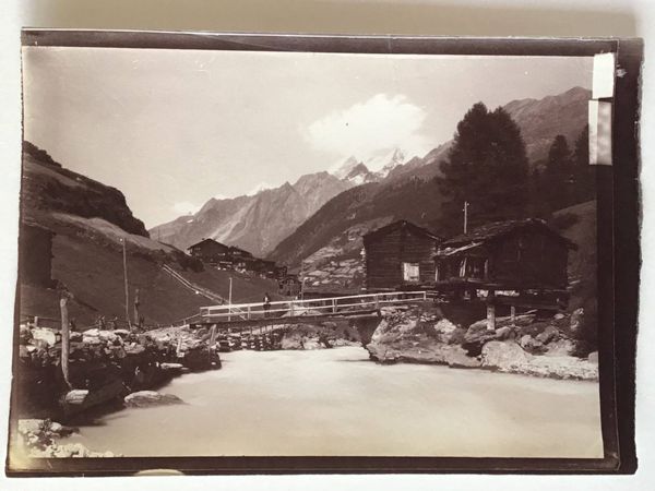 Produktbild Adolphe Braun. La Viège et les glaciers de Mischabel et du Dôme.