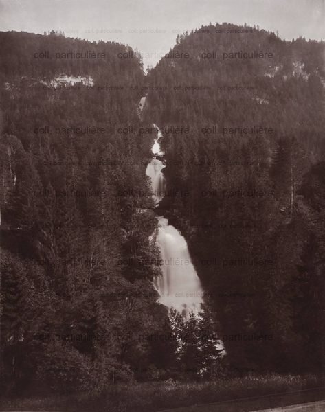 Productafbeelding Adolphe Braun. Lac de Brientz et chute du Giessbach.