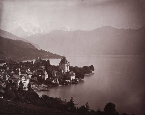 Produktbild Adolphe Braun. Lac de Thoune, château d'Oberhofen.