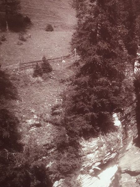 Productafbeelding Adolphe Braun. Loèche-les-Bains. Chute de la Dala. Suisse. Valais.