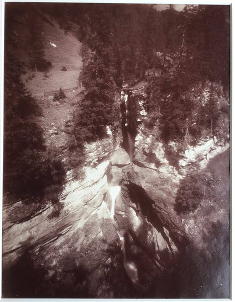 Productafbeelding Adolphe Braun. Loèche-les-Bains. Chute de la Dala. Suisse. Valais.