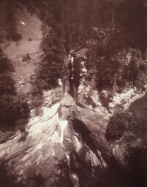 Productafbeelding Adolphe Braun. Loèche-les-Bains. Chute de la Dala. Suisse. Valais.