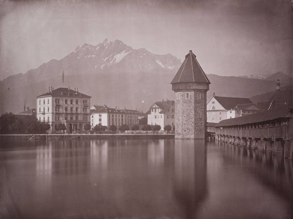 Produktbild Adolphe Braun. Lucerne et le mont pilate : le pont de bois.