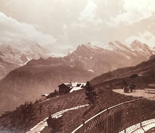 Product image Adolphe Braun. Mürren, panorama depuis l'hôtel des Alpes