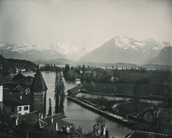 Produktbild Adolphe Braun. Thoune, vue générale et les Alpes bernoises.