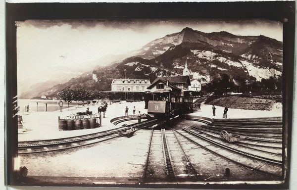 Product image Adolphe Braun. Vitznau, chemin de fer du Rigi.