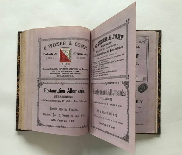 Produktbild Adressbuch der Stadt Strassburg.