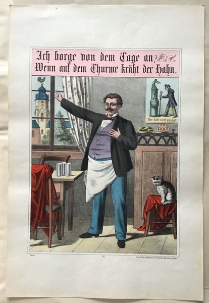 Produktbild Affiche de Cabaret. Imagerie de Wissembourg.