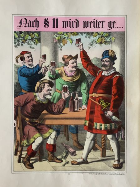 Produktbild Affiche de cabaret. Imagerie de Wissembourg.