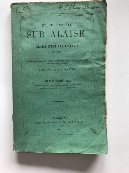 Productafbeelding Alaise n'est pas Alésia. Clerc.