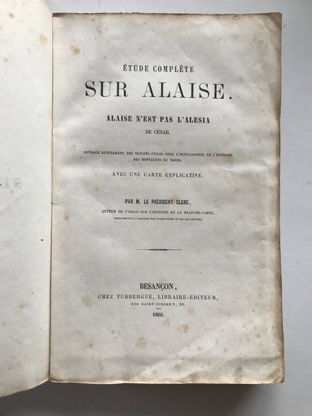 Productafbeelding Alaise n'est pas Alésia. Clerc.