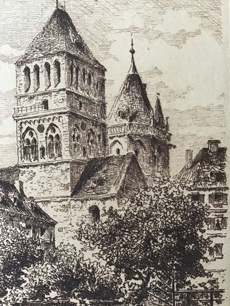Productafbeelding Albert Koerttgé. L'Ill et Saint Thomas. Strasbourg.