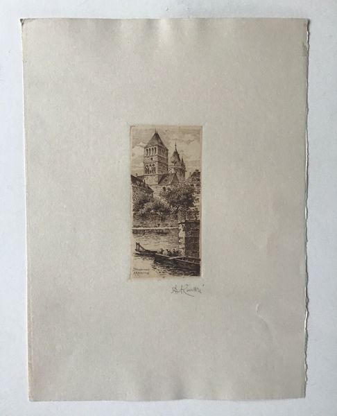Productafbeelding Albert Koerttgé. L'Ill et Saint Thomas. Strasbourg.