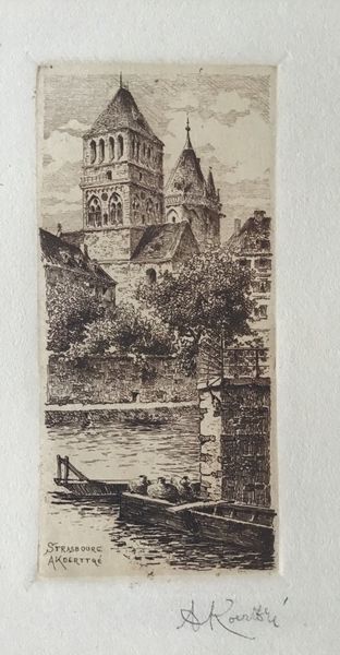 Productafbeelding Albert Koerttgé. L'Ill et Saint Thomas. Strasbourg.