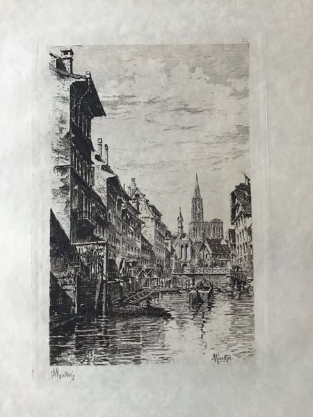 Productafbeelding Albert Koerttgé. Strasbourg. Petite France.