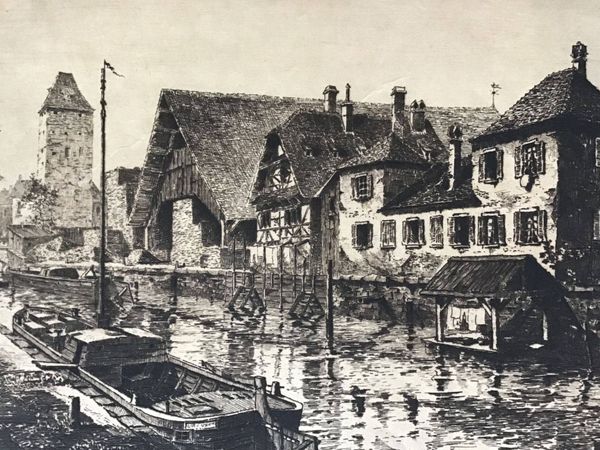 Productafbeelding Albert Koerttgé. Strasbourg. Petite France.