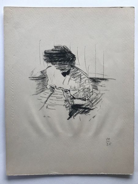 Produktbild Albert Marquet. Mère de l'artiste brodant.