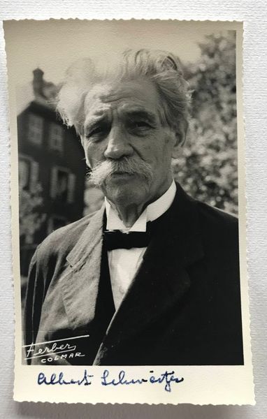 Productafbeelding Albert Schweitzer. Gunsbach, 1954.