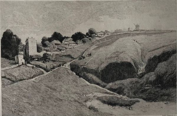 Image du produit Alexandre Defaux. Vue prise sur la Butte Montmartre.