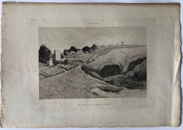 Image du produit Alexandre Defaux. Vue prise sur la Butte Montmartre.