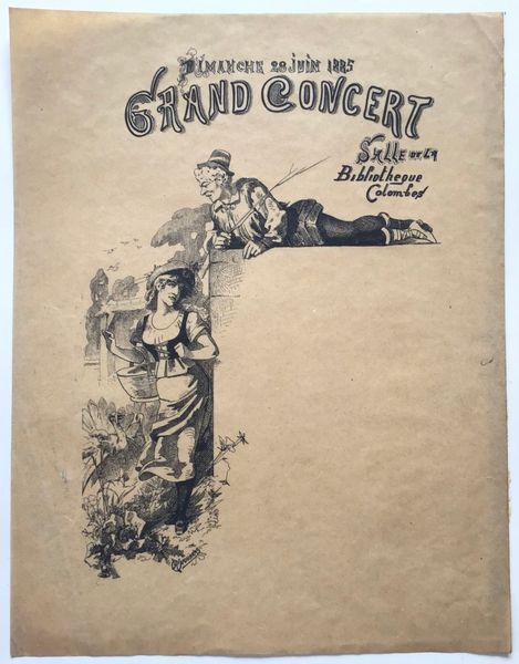 Product image Alfred Victor Choubrac. Grand concert. Bibliothèque Colombes.