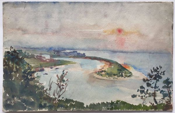 Product image Alice Schulé. Houlgate. Aquarelle.