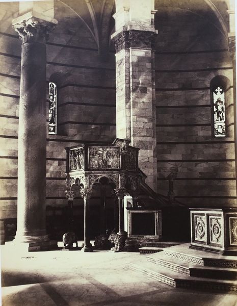 Image du produit Alinari. Italie. Chaire du baptistère de Pise. Vers 1855.