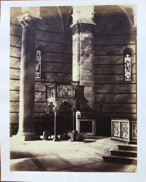 Image du produit Alinari. Italie. Chaire du baptistère de Pise. Vers 1855.