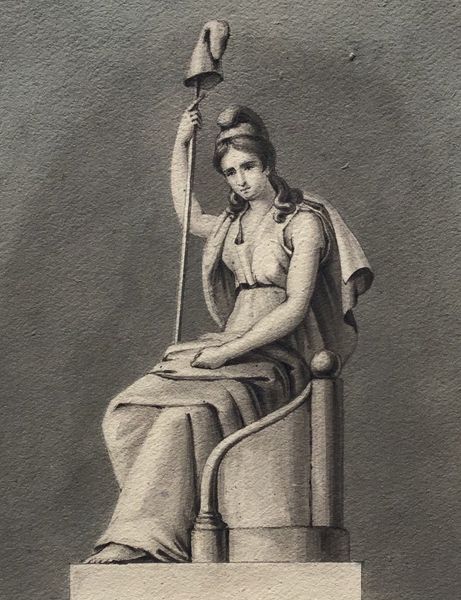 Produktbild Allégorie de la Révolution française. Dessin à l'encre début XIXe siècle.