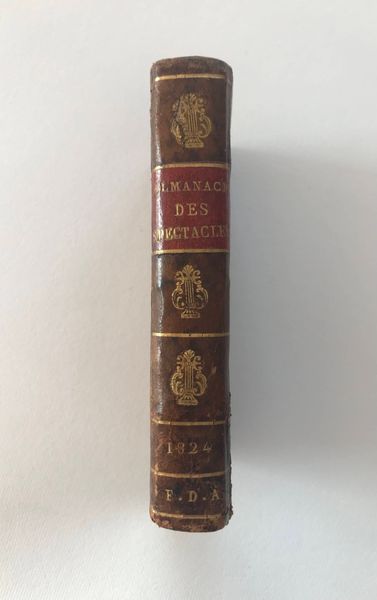 Productafbeelding Almanach des spectacles pour l'an 1824.