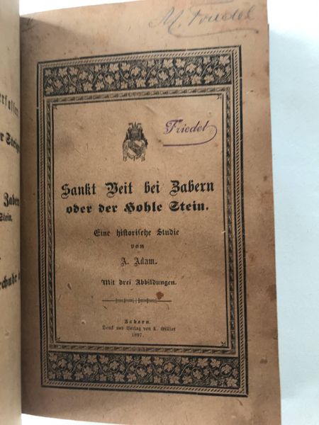 Produktbild Alphonse Adam. Saverne.