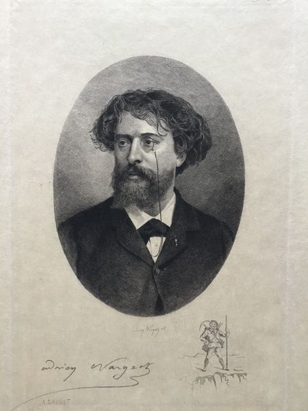 Productafbeelding Alphonse Daudet par Adrien-Jean Nargeot.