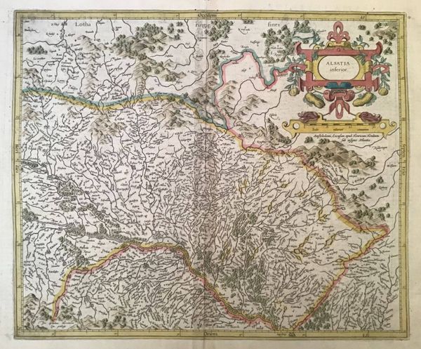 Produktbild Alsatia inferior. Hondius. Mercator.