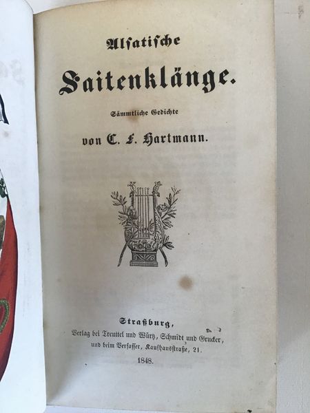 Product image Alsatische Saitenklänge. Hartmann.