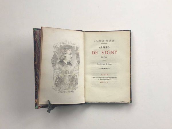 Product image Anatole France. Alfred de Vigny. Étude.