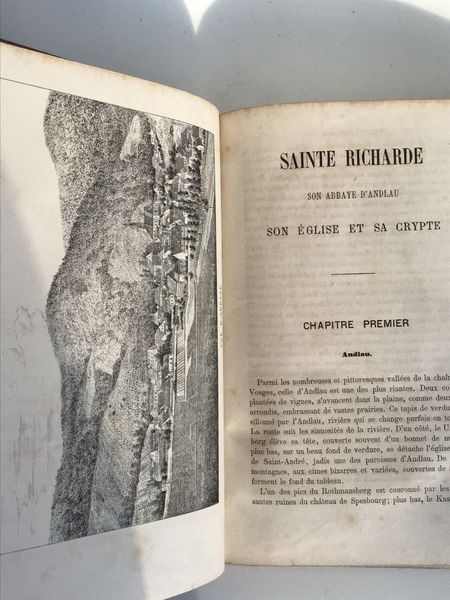 Productafbeelding Andlau. Sainte Richarde, son abbaye, son église et sa crypte. Deharbe.