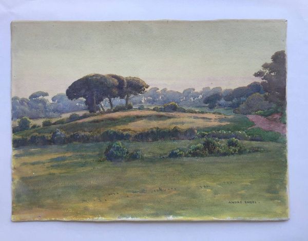 Product image André Engel. 2 grandes et belles aquarelles. Exposition galerie Petit, Paris, 1928.