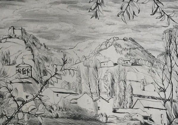 Productafbeelding André Jacquemin. Paysage du Velay.